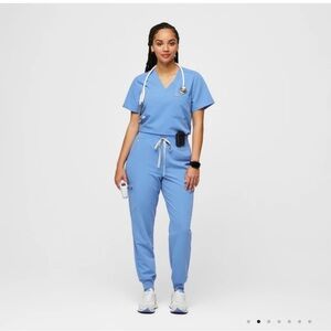 High Waisted Zamora Jogger Scrub Pants